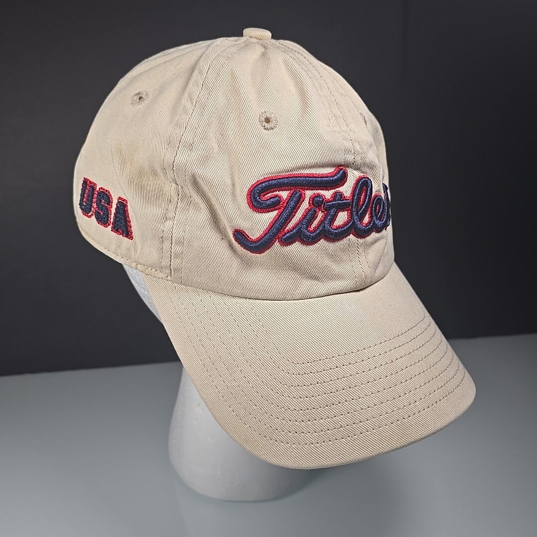 Titleist Golf USA Hat Cap Adult Mens Strapback Relaxed Dad Hat