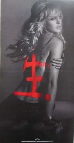 LINDSAY LOHAN 2005 a little more personal (raw) 2 sided promo poster Flawless - 第 1/2 張圖片