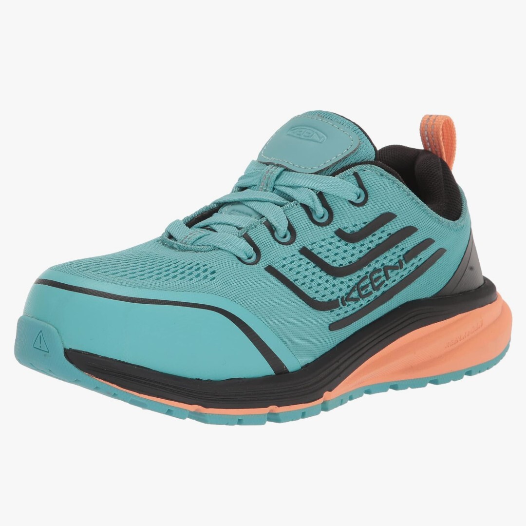 KEEN Utility Sneaker da Lavoro Donna Minneapolis Punta Bassa Composita Iris Blu 8 5