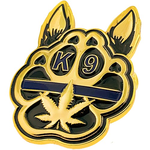 Anstecknadel K9 Drogendetektion Gold & Schwarz - Bild 3 von 3