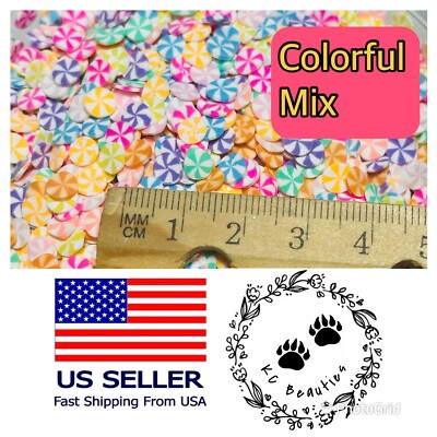 20g Colorful Polymer Clay Mix Epoxy Resin Hot Soft Sprinkles Diy Crafts Art