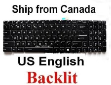 Keyboard for MSI MS-17C1 - US English Backlit