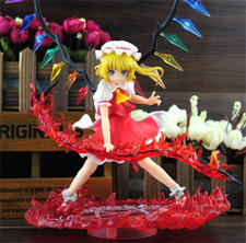 9" Touhou Project Flandre Scarlet Figure Model Statue Ornaments With Box Toy