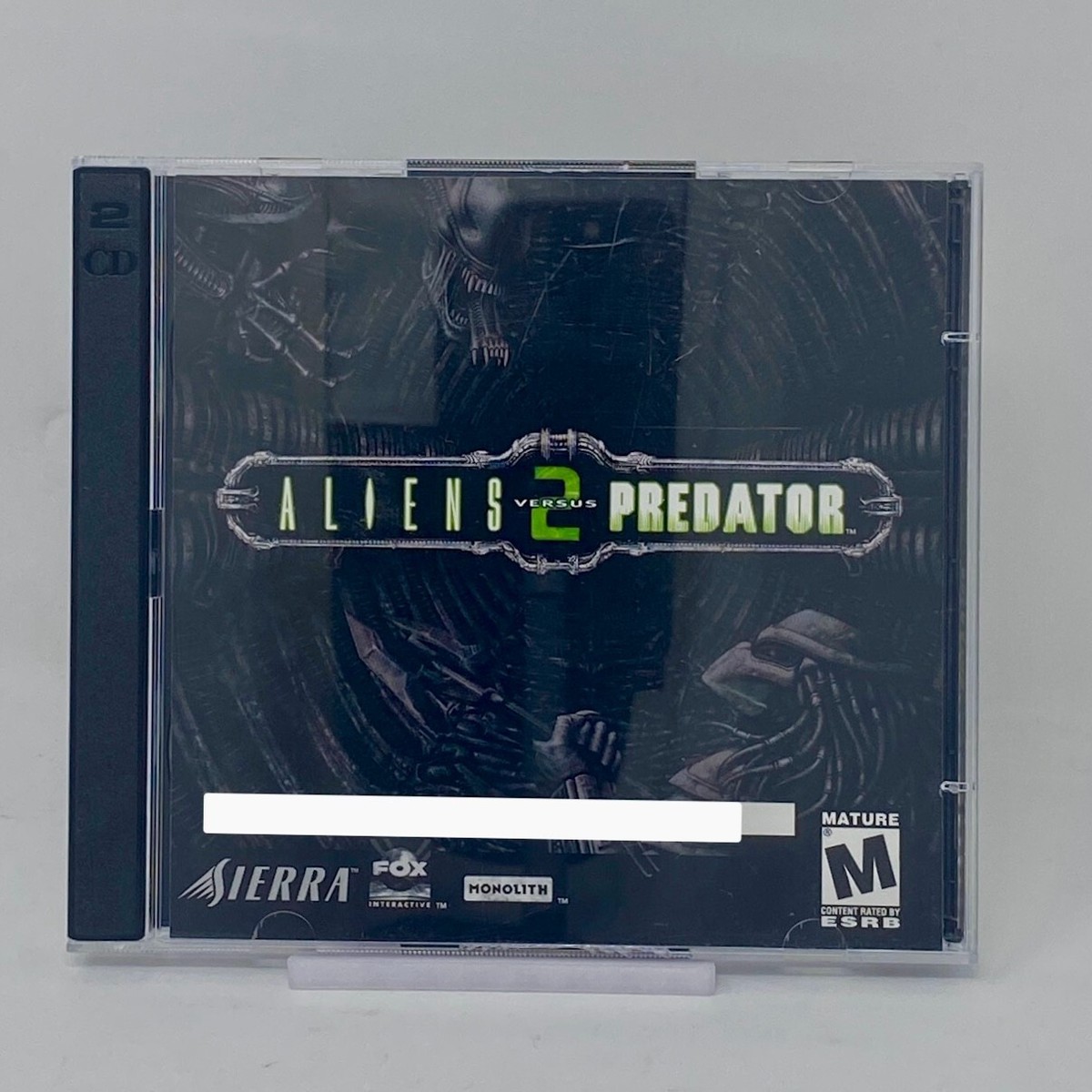 Aliens Versus Predator 2 (PC, 2001) Game and Case with CD