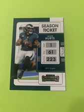 Panini Contenders Season Ticket Optic 2021 Jalen Hurts #79 New Out Of Box