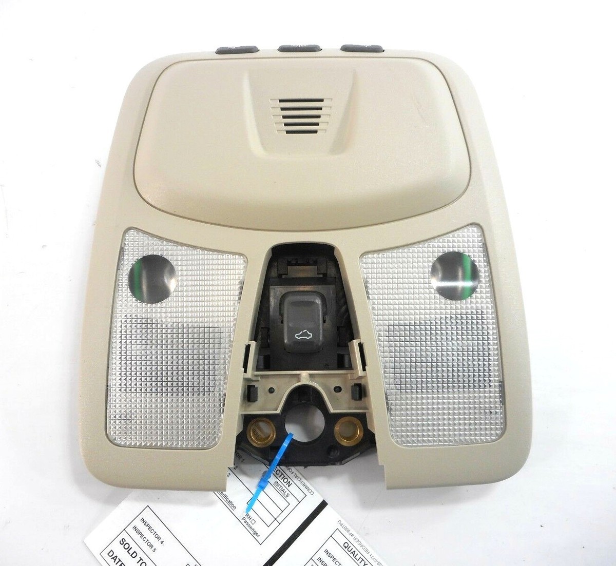 06 Volvo S60 Overhead Upper Sunroof Switch Control Dome Reading 