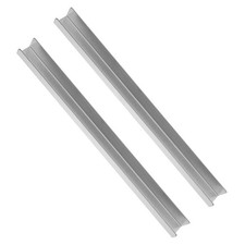 Slip-On Cabinet Edge Caps - Stainless Steel Door Protector Edge Guard for