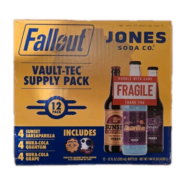 Fallout x Jones Soda Co Vault-Tec Supply Pack Costco Exclusive 12 Pack FAST SHIP