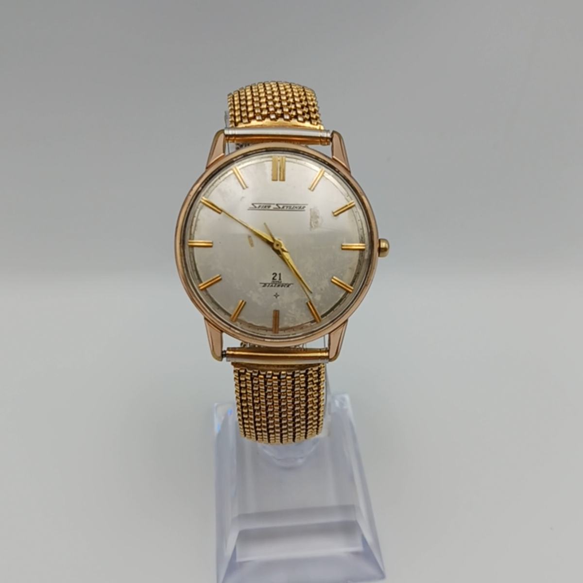 SEIKO Skyliner J15006E 21Jewels Hand-Winding Vintage Watch 36mm 