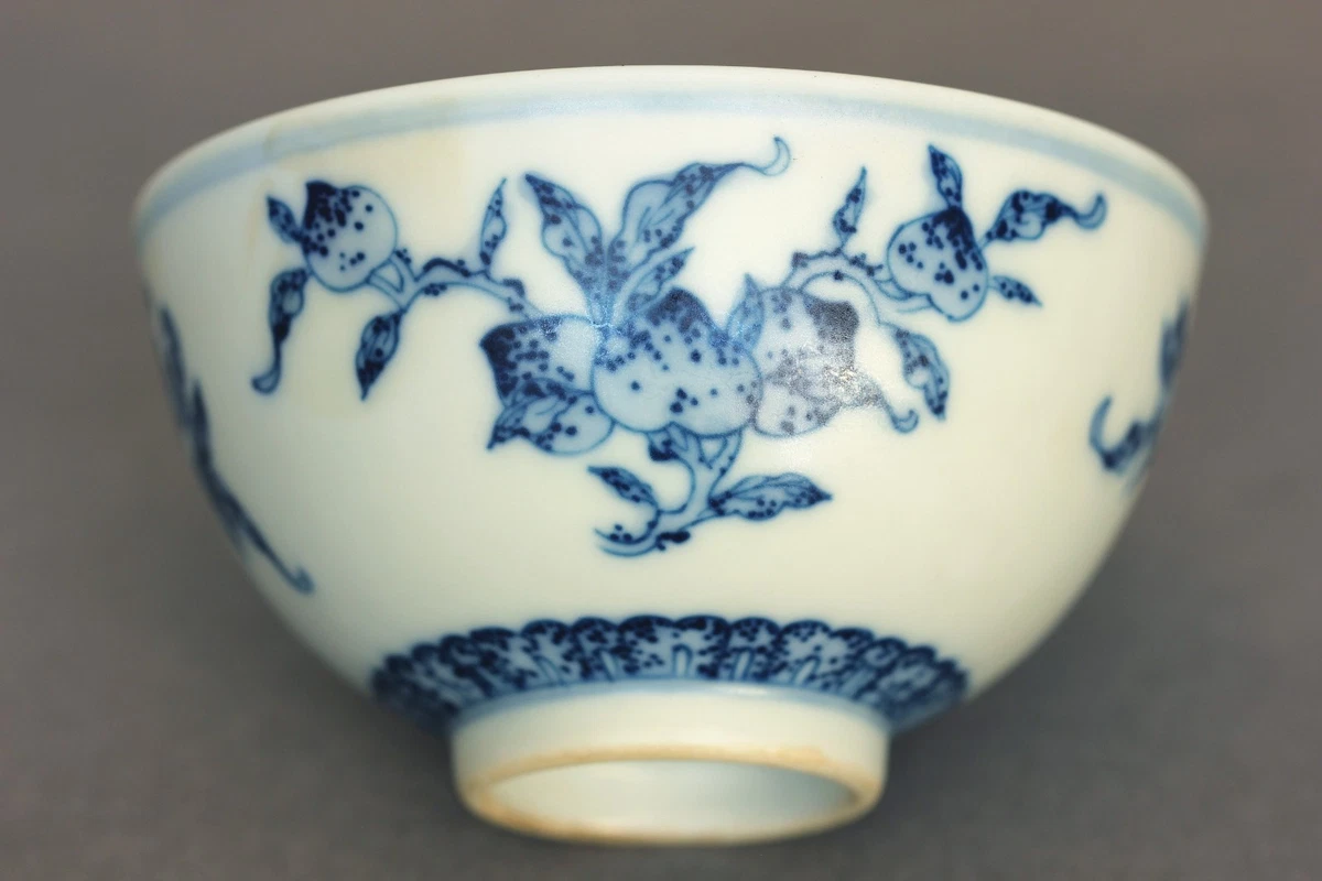 「L143」長期保管品 清朝 小碗 4客 清朝瓷器在中国古董碗| eBay
