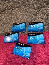 Sony DVC Digital Video Cassette Tape Mini DV 60min Camcorder Handyman Lot Of 5