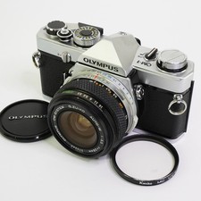 Olympus OM-1 Film Camera G.Zuiko Auto-W 28mm f/3.5 Lens Tested Japan