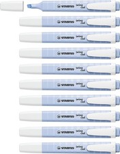 Highlighter - STABILO swing cool Pastel - Pack of 10 - Cloudy Blue