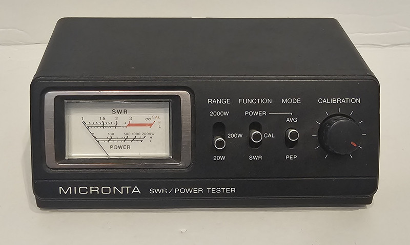Vintage Micronta 21-524 SWR Power Tester CB Ham Radio Watt Meter Radio Shack