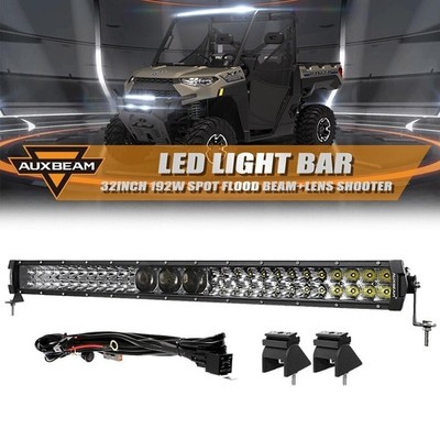 AUXBEAM 32inch 192W 5D-PRO LED Light Bar Combo Beam Driving Pickup Bumper Lamp