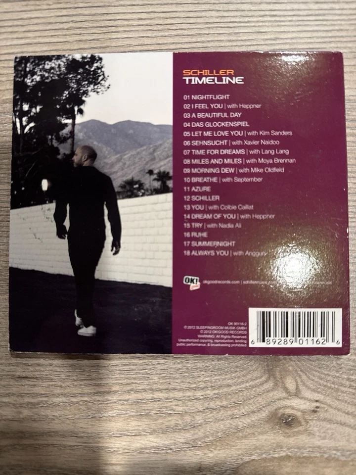Schiller CD TIMELINE US-Import, sehr guter Zustand, Selten - Bild 3 von 3