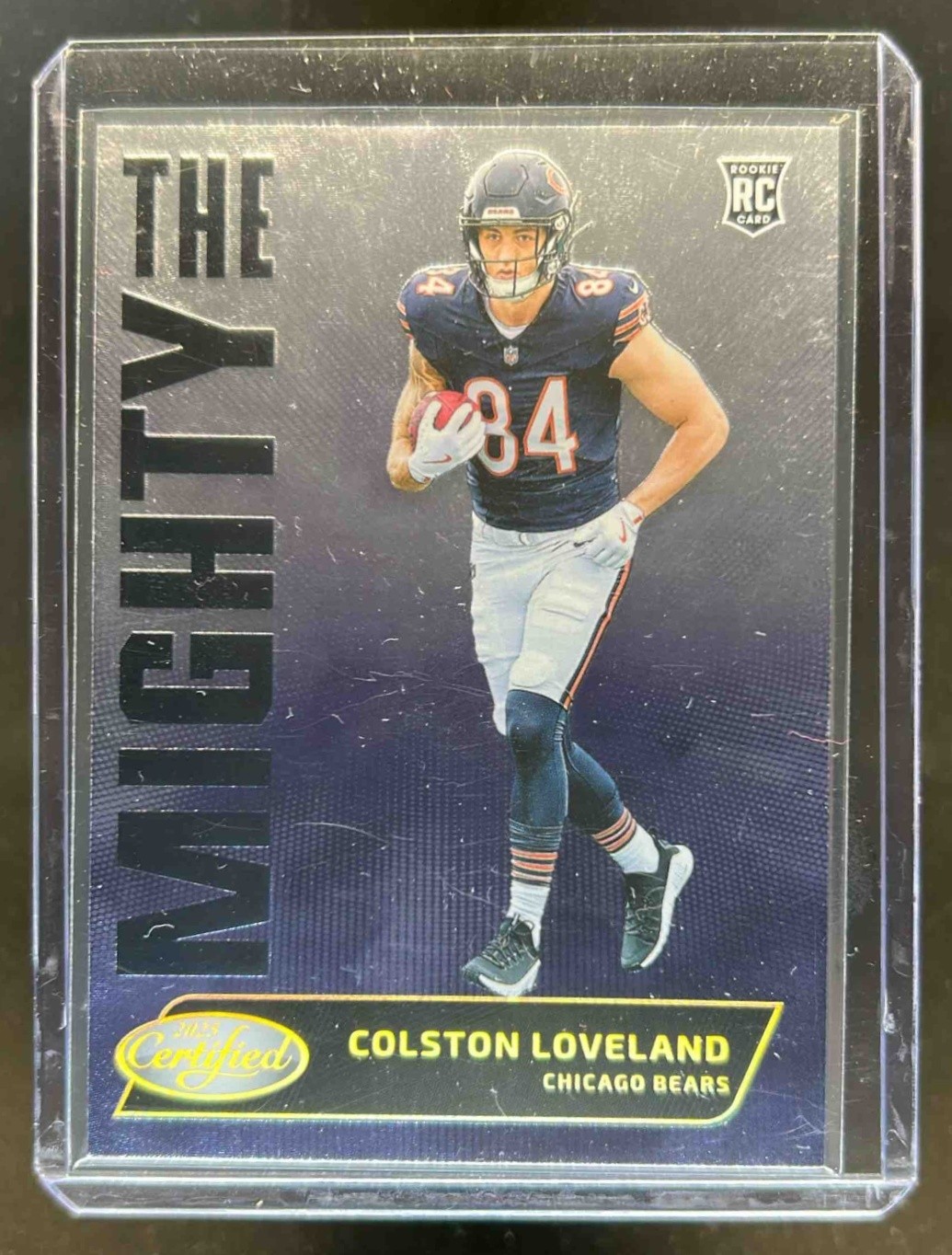 2025 Certified Colston Loveland The Mighty RC Rookie #MTY-CLD Bears