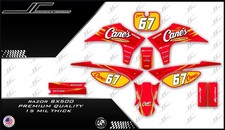 Razor SX500 graphics kit decals THICK AND HIGH GLOSS