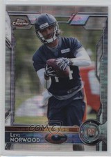 2015 Topps Chrome Rookies Pulsar Refractor Levi Norwood #189 1k3