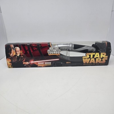 Star Wars Count Dooku Electronic Lightsaber Revenge of the Sith VHTF