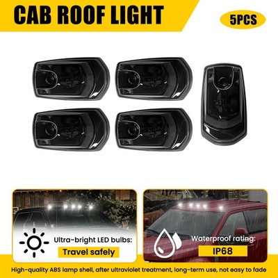 Smoke LED Front Cab Roof Marker Light Fit Ford F450 F250 F350 F550 2017-2022 EPM