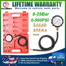 500PSI Fuel Injection Pump Pressure Tester Injector Pump Pressure Gauge Tool Kit