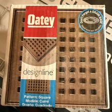 Oatey Designline 4”x 4”Stainless Steel Square Shower Drain,Champagne Bronze.