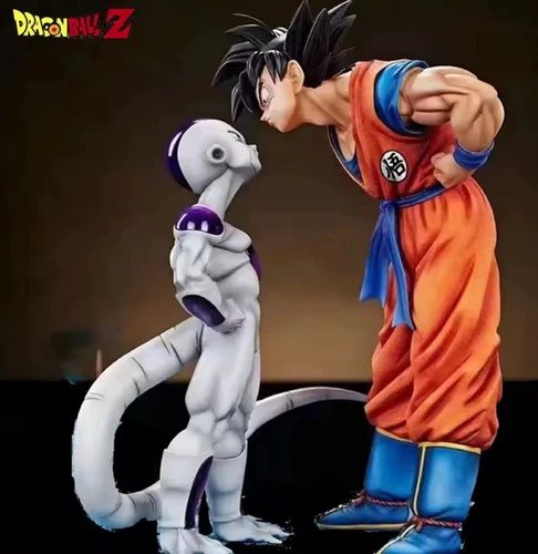 Action Figure Dragon Ball Goku E Frieza Eye To Eye 23 Cm Da Collezione!