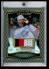 2024-25 Upper Deck Stature Rookie Auto Patch Adam Fantilli Rookie Auto 28/49 #48
