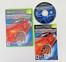 NEED FOR SPEED UNDERGROUND XBOX VIDEO GAME TESTED WORKS COMPLETE