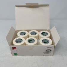 3M Micropore Surgical Tape White 1" x 10 yd, 12 Rolls 1530-1 