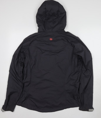 Sherpa Unisex Erwachsene schwarze gefütterte Jacke mit Kapuze L