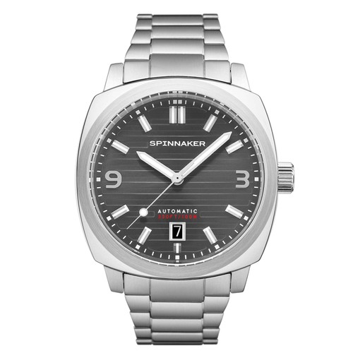 Spinnaker Hull Rivera Gray Dial & Silver / Stainless Steel | Gray Dial 42mm Japa