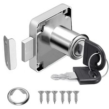Cam Lock 22mm Security Cabinet Lock with Key for Cupboard Furniture Cabinet