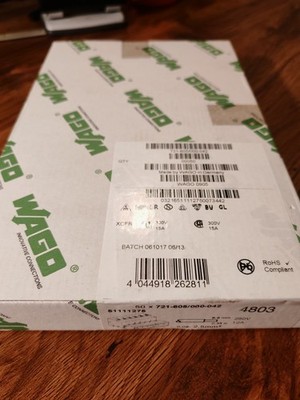 50 x WAGO 721-605/000-042  Cage Clamp OVP NEU