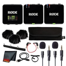 Rode Wireless GO III Dual Channel Wireless Microphone System Pro Bundle