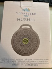 Yogasleep Hushh Portable White Noise Machine for Baby, 3 Soothing, Natural Sound