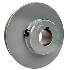 AK32-3/4 Cast Iron 3.25" Single Groove Pulley A Section V Belt 4L 3/4 Shaft Bore