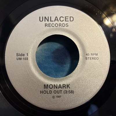 Monark 45 Hold Out / That Little Voice UNLACED Private Pressing AOR Synth RARE