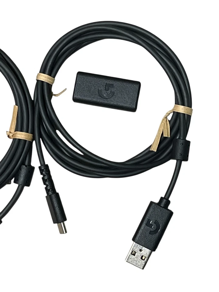 Replacement USB Charging Cable Cord Logitech G502X Wireless Gaming Mouse 3 Set - Image 4 of 4