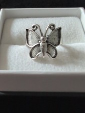Sterling Silver 925 Size 5.5 Ring Hand Casted Created Butterfly Winged Beauty