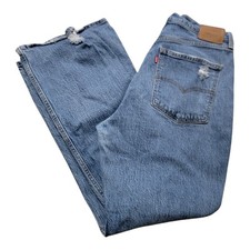 Levi  s Premium 70s High Rise Flare Bottom Denim Blue Jeans Women  s Size 32