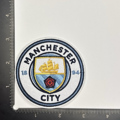 #ad Manchester City Iron On Patch Embroidered EPL English Premier League Soccer ￼ $3.50