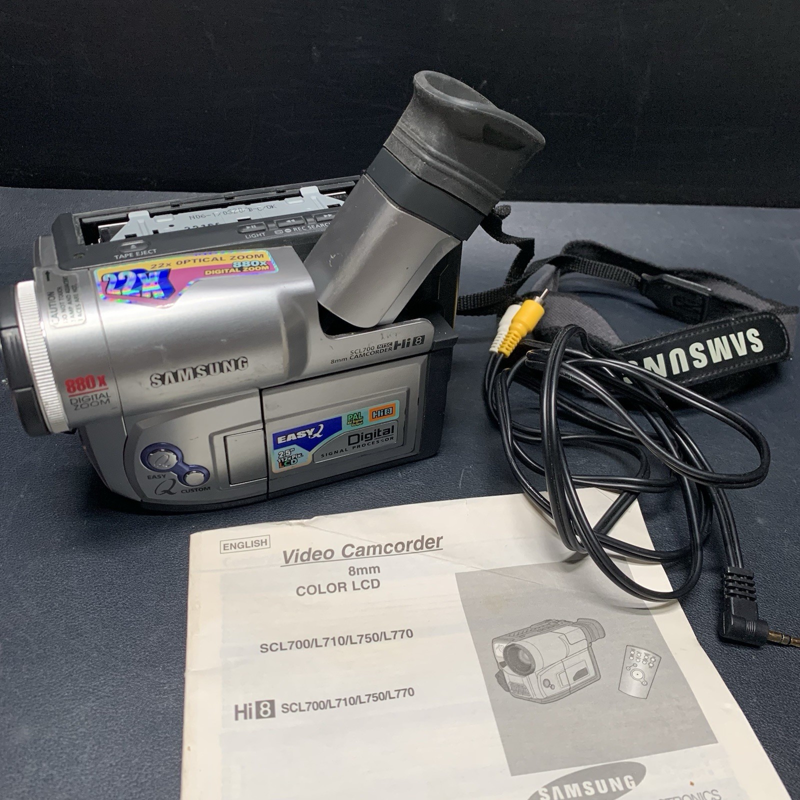 Vcr Player And Battery. ***sold For Parts**