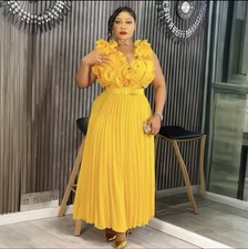 Sleeveless Chiffon Maxi Robe Plus Size L