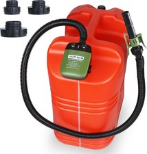 Automatic Fuel Transfer Pump with Auto-Stop Sensor 2.4 GPM Flexible Intake Green