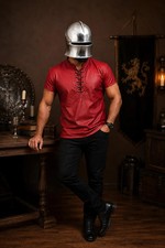 Medieval Sallet Knight Helmet – Handmade Polished Steel Gothic Armor, Wearable
