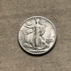 New Listing1942-S Walking Liberty Silver Half Dollar AU Slider Uncertified #DA