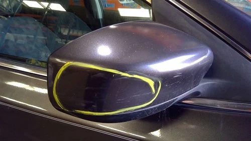 Passenger Side View Mirror Power Non-heated Fits 13-15 SENTRA 98906