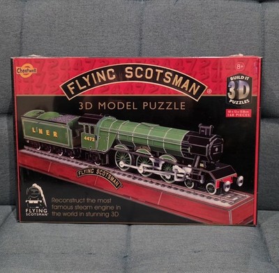 Cheatwell Games Flying Scotsman 3D-Modellpuzzle 168 Teile Neu Versiegelt